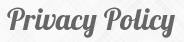 Privacy Policy